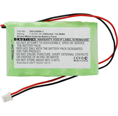 Batteria al litio per aspirapolvere Ni-MH Batteria agli ioni di litio da 1500 mAh 7,2 V 300-03864-1