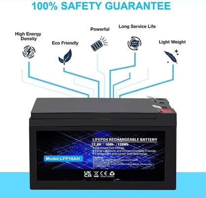 Batteria al fosfato di litio da 12,8 V 10 Ah integrata nella batteria ricaricabile LiFePO4
