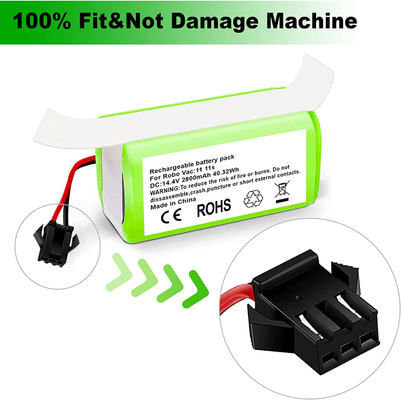 Batteria al litio per aspirapolvere RoboVac 11S 15C 15T 14,4 V 2800 mAh Batteria agli ioni di litio