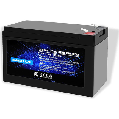 Batteria ricaricabile al litio fosfato LFP IP67 12.8V 100Ah LiFePO4 Batteria