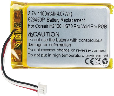 3.7V 1100mah Corsair Void Pro/Sostituzione Batteria Corsair Void 523450P