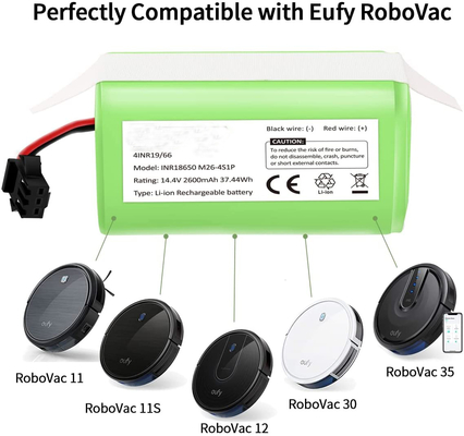 Ecovacs Deebot 2600mAh Batteria agli ioni di litio 14.4V Batteria ricaricabile N79S