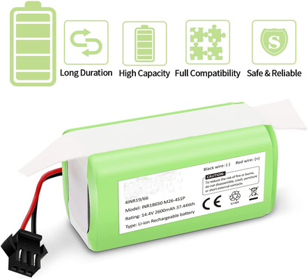 Ecovacs Deebot 2600mAh Batteria agli ioni di litio 14.4V Batteria ricaricabile N79S
