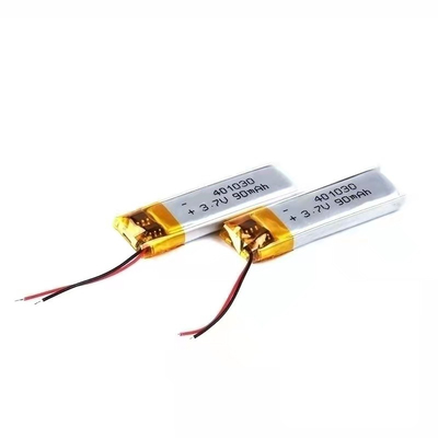 Batteria ai polimeri di litio 1S1P Batteria agli ioni di litio rettangolare 90mAh 3.7v