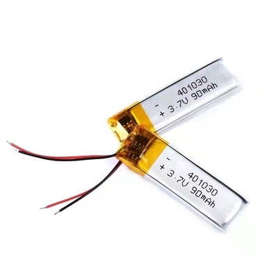 401030 batteria ricaricabile ai polimeri di litio 0.09A 90mAh BT batteria per cuffie