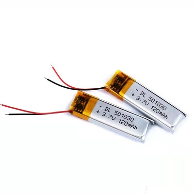 Batteria ai polimeri di litio da 120 mAh Batteria ricaricabile per cuffie Bluetooth da 0,12 A 1S1P