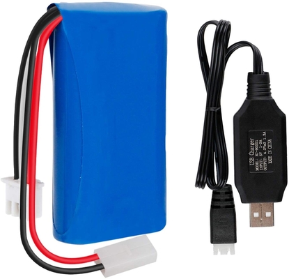 Batteria al litio leggera da 7,4 V 1300 mAh con telecomando per auto NCM