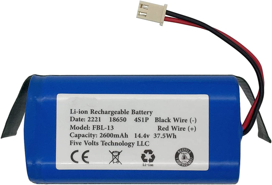 Personalizzato 2600mah 14.8V 14.4V Li Ion Battery Pack OEM ricaricabile