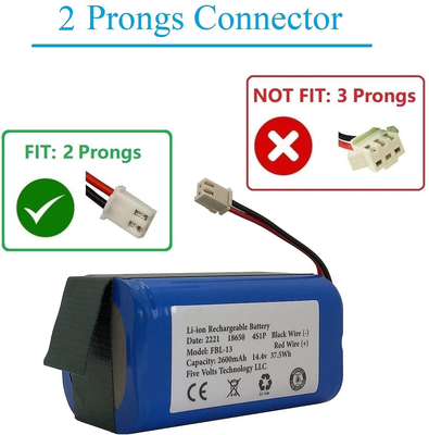 2600mah 14.4v batteria agli ioni di litio caricabatteria NCM batteria ricaricabile agli ioni di litio IP67