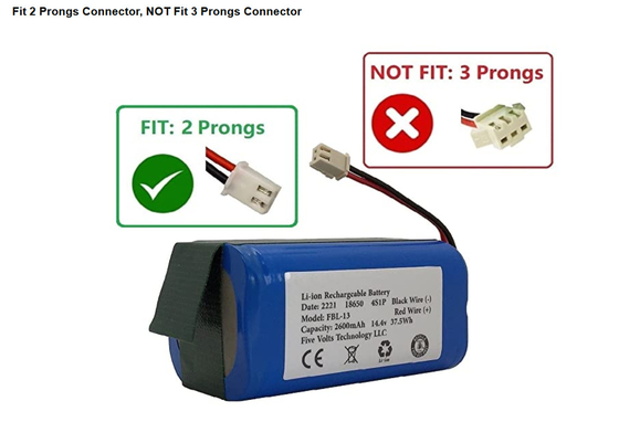 2600mah 14.4v batteria agli ioni di litio caricabatteria NCM batteria ricaricabile agli ioni di litio IP67
