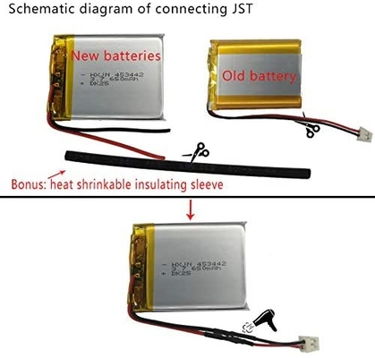 Batteria ricaricabile ai polimeri di litio Nuvi 205 3,7 V 1000 mAh Batteria agli ioni di litio GPS